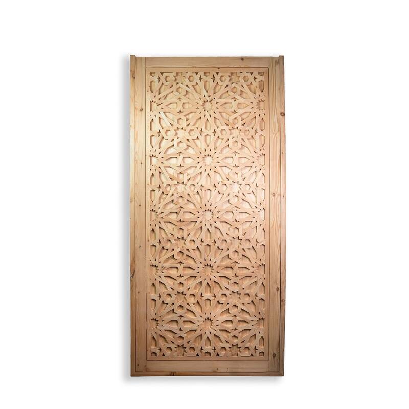 Hand Carved Moroccan Door