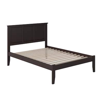 Platform Bed - Solid Hardwood Frame & Open Footboard - Sturdy & Stylish Design