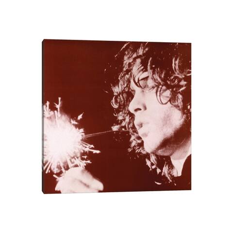 iCanvas "Jim Morrison Sparkler" by Radio Days Canvas Print