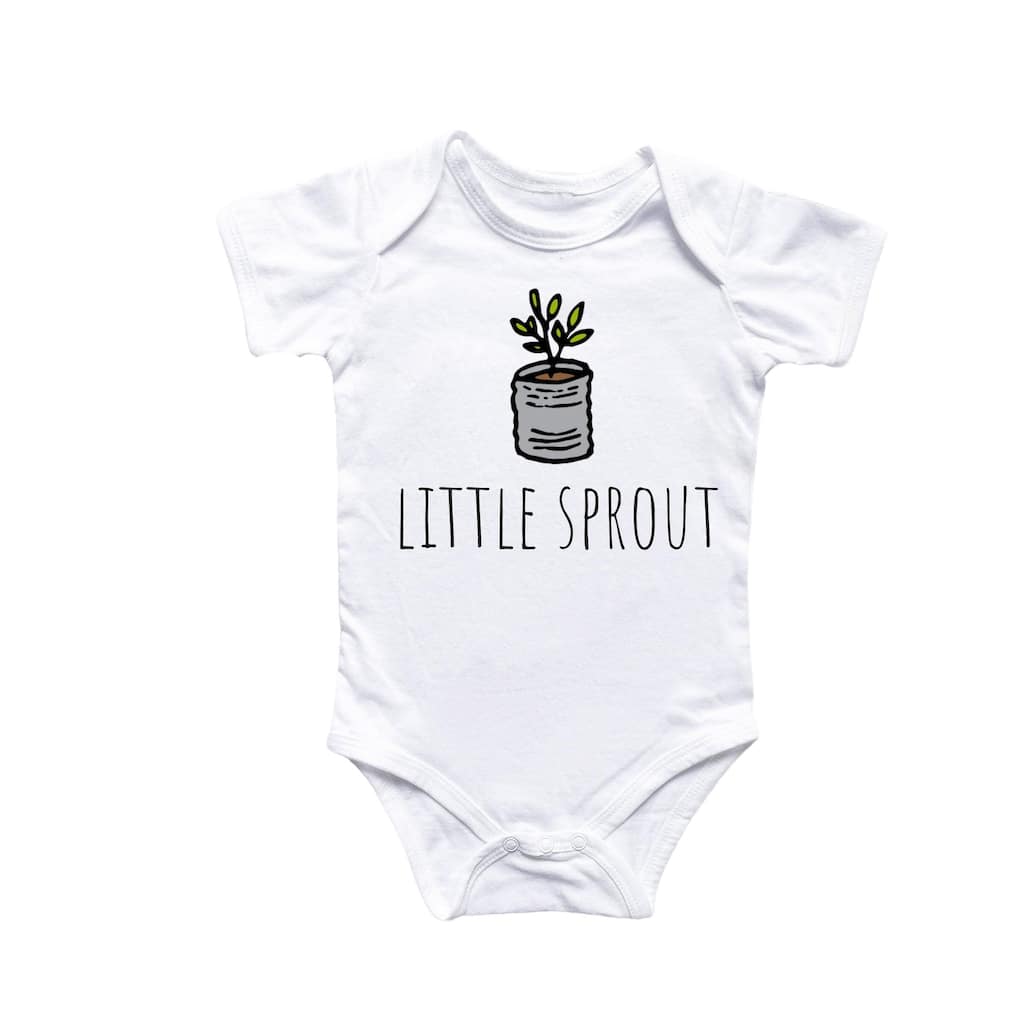 Sprout Garden Gardener - Baby Boy Girl Clothes Infant Bodysuit Funny Cute Newborn