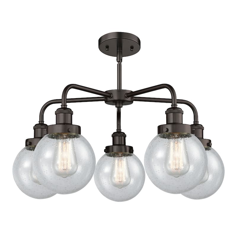 Innovations Lighting Beacon - 5 Light 24" Stem Hung Chandelier