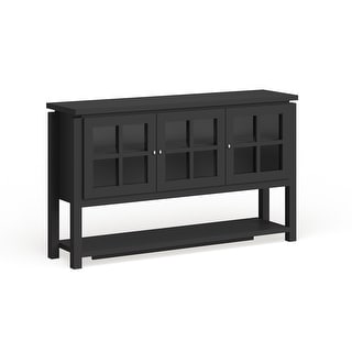 Furniture of America  Wilbur Contemporary Buffet Table (Black)