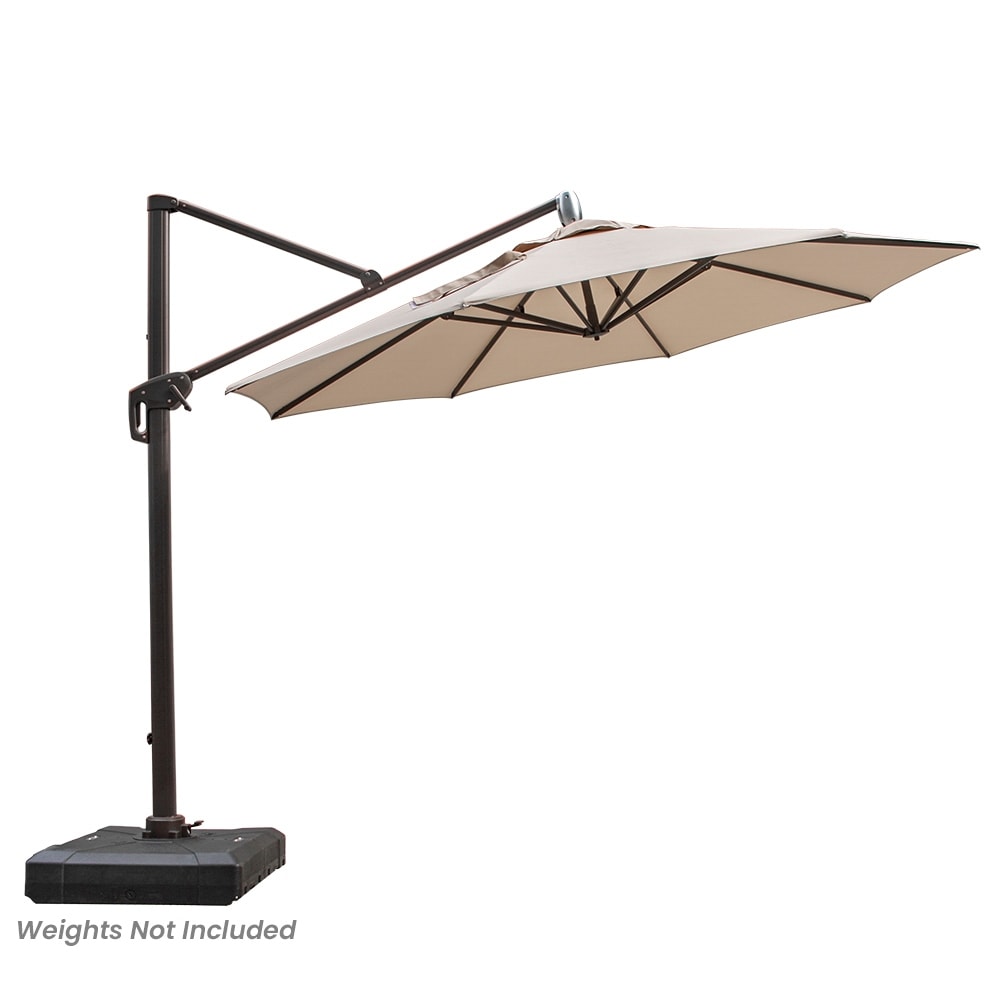 Shop Black Friday Deals On Crestlive Products 11 Foot Patio Hanging Offset Cantilever Umbrella Overstock 31633738