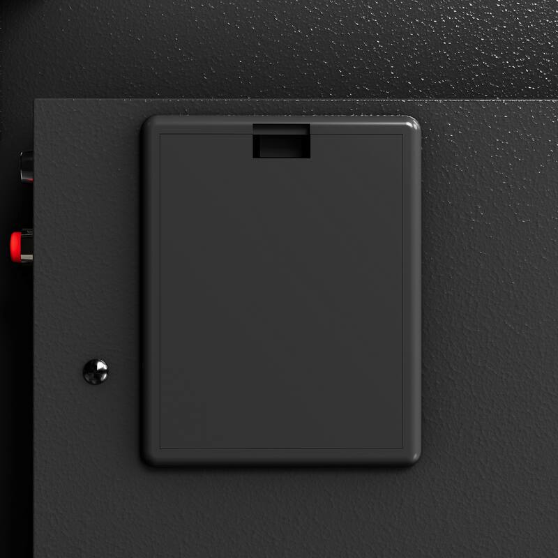 Roomfitters 1.69 Cubic Feet Steel Security Safe Box with Electronic Keypad and Alarm, Anti-Theft, Black