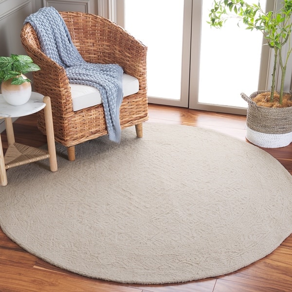 slide 2 of 10, SAFAVIEH Handmade Textural Liubika Contemporary Wool Rug