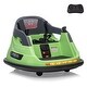 preview thumbnail 15 of 26, Bumper Car 12V Kids Ride on Bumper Car with Remote Control Green