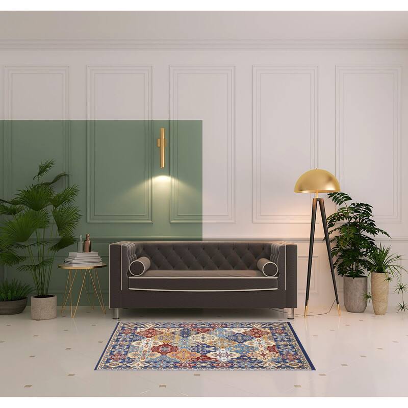 Rosot Power Loomed Area Rug By HomeRoots - 4' x 6'