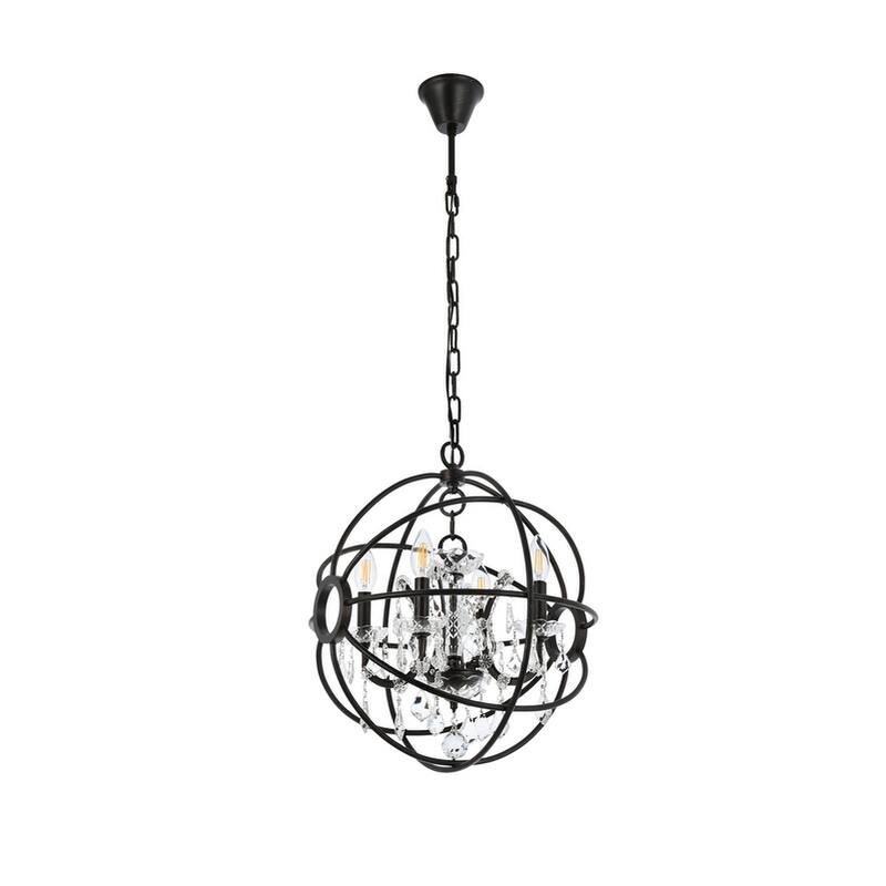 Royce Edge 4-Light Dark Bronze Pendant