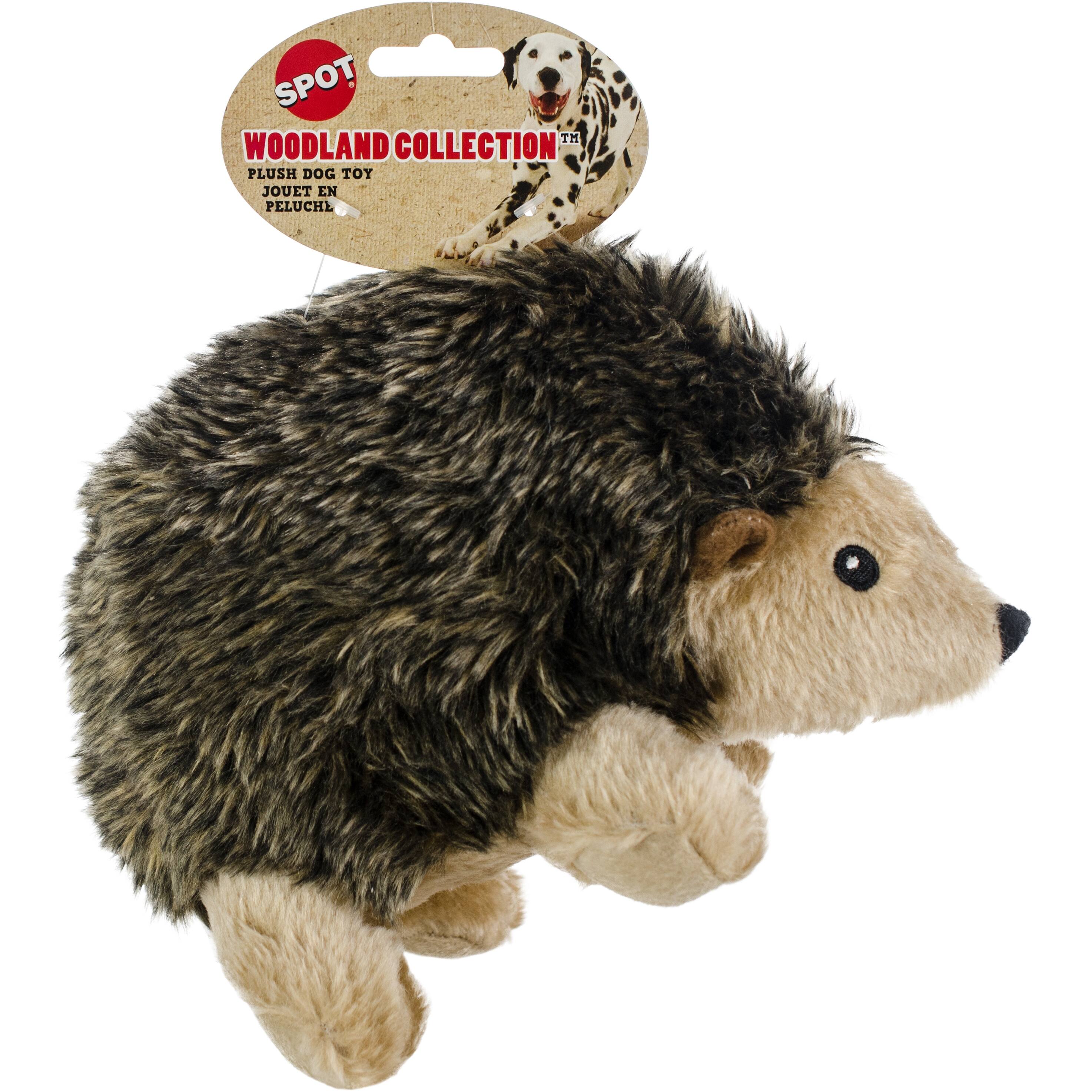 grunting hedgehog dog toy