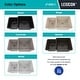 preview thumbnail 7 of 10, Lexicon Platinum Quartz 40/60 Double Bowl Kitchen Sink
