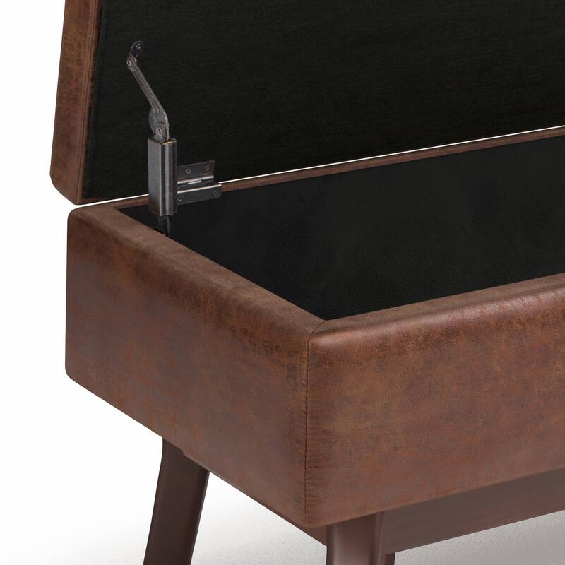 Wyndenhall Ethan Mid-century Modern Rectangular Table Ottoman