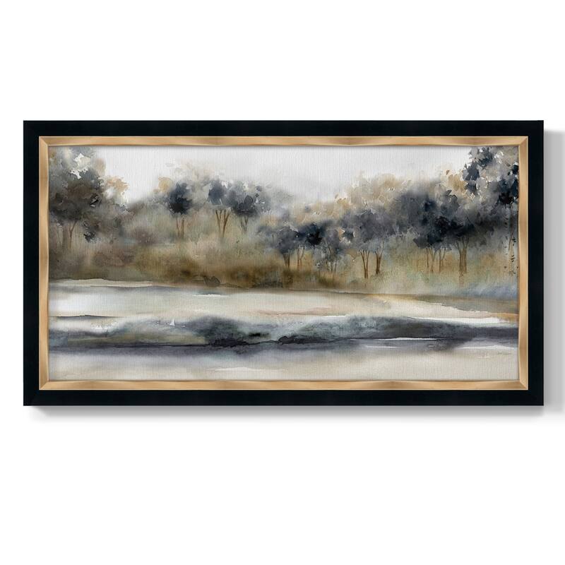 Silent River Premium Framed Canvas- Ready to Hang