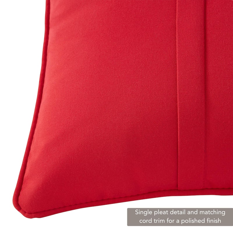 Greendale Home Fashions Sunbrella 21" x 14" Rectangle Outdoor Throw Pillow (Set of 2)