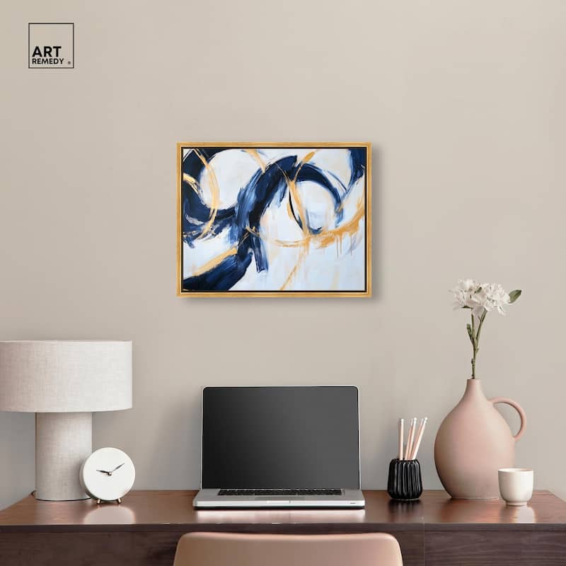 Bold Whirl II Canvas by Art Remedy