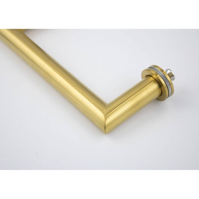 CEL 6"x 6" Mitered Corner Back to Back Shower Door Pull Handles