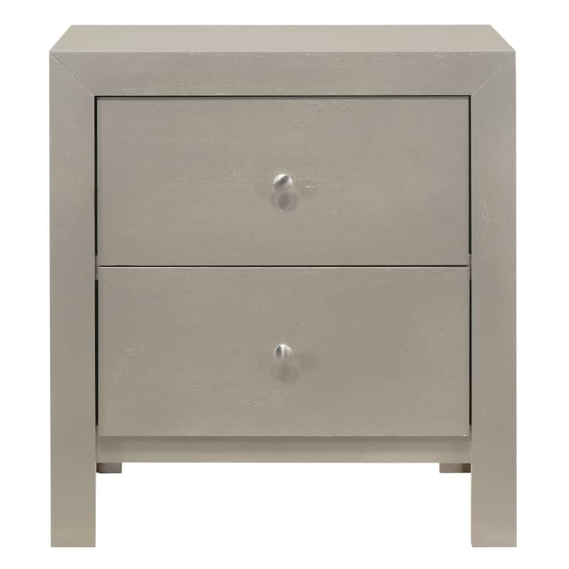 Burlington 2-drawer Wood Nightstand