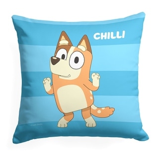 Bluey Roll Call Chilli Printed Throw Pillow - Blue - Bed Bath & Beyond ...