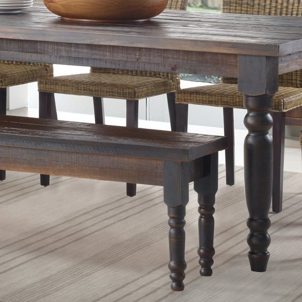slide 2 of 20, Grain Wood Furniture Valerie Solid Wood Dining Bench