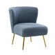 preview thumbnail 2 of 16, Side Chair with Metal Legs, Polyester Fabric Designed