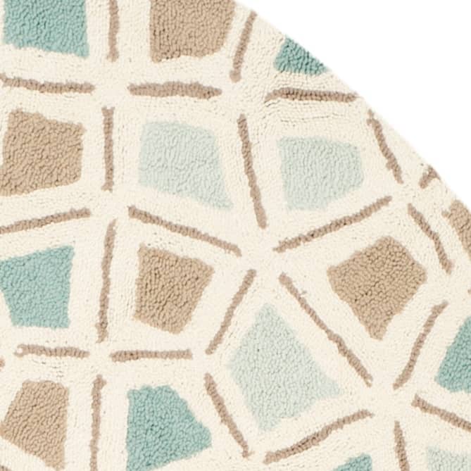 Martha Stewart by SAFAVIEH, Spring Wheel Mosaic Cotton Rug