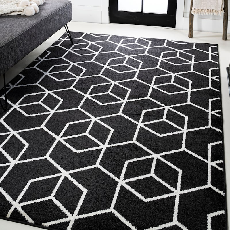 JONATHAN Y Cole Blocks Modern Geometric Area Rug