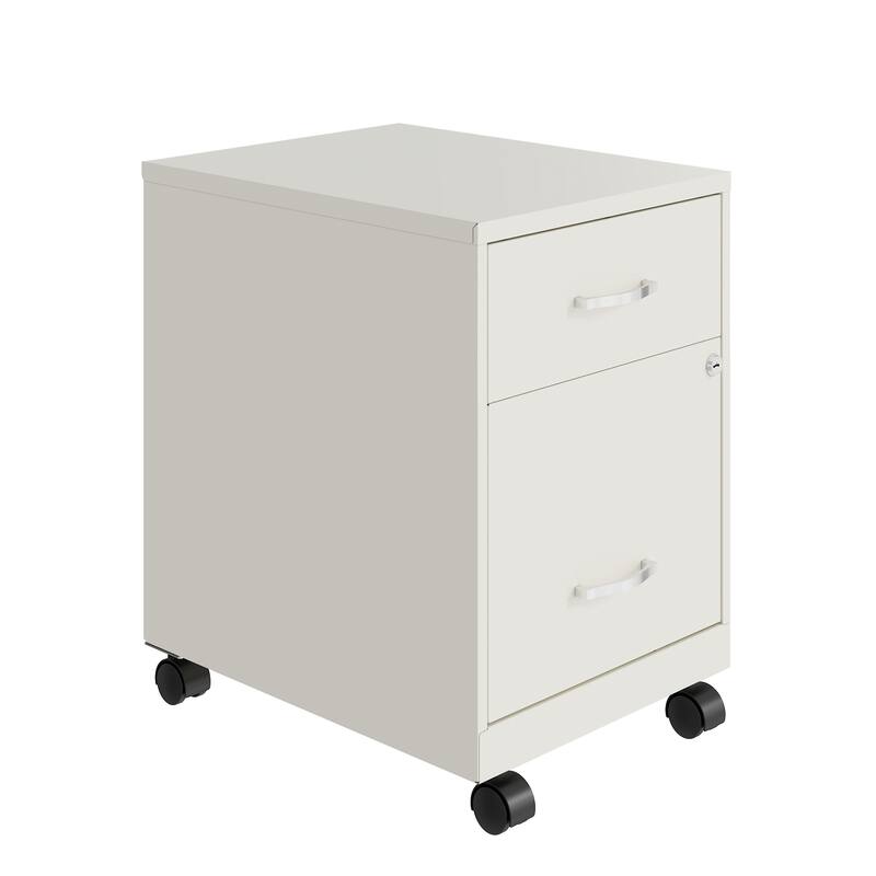 Space Solutions Home Office Desk and Storage Set