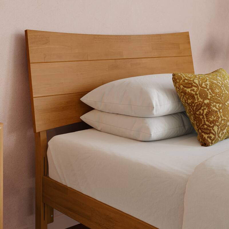 Phoenix Wood Platform Bed with Trundle