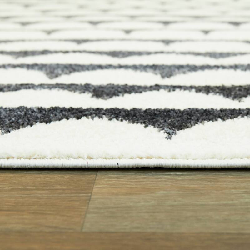 Palmer Modern Striped Area Rug