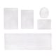 preview thumbnail 106 of 131, Luxury Plush Bathroom Rug Set - Quick-Dry, Soft Microfiber, Non-Slip, Absorbent & Washable Bath Mats White - 5 PC SET