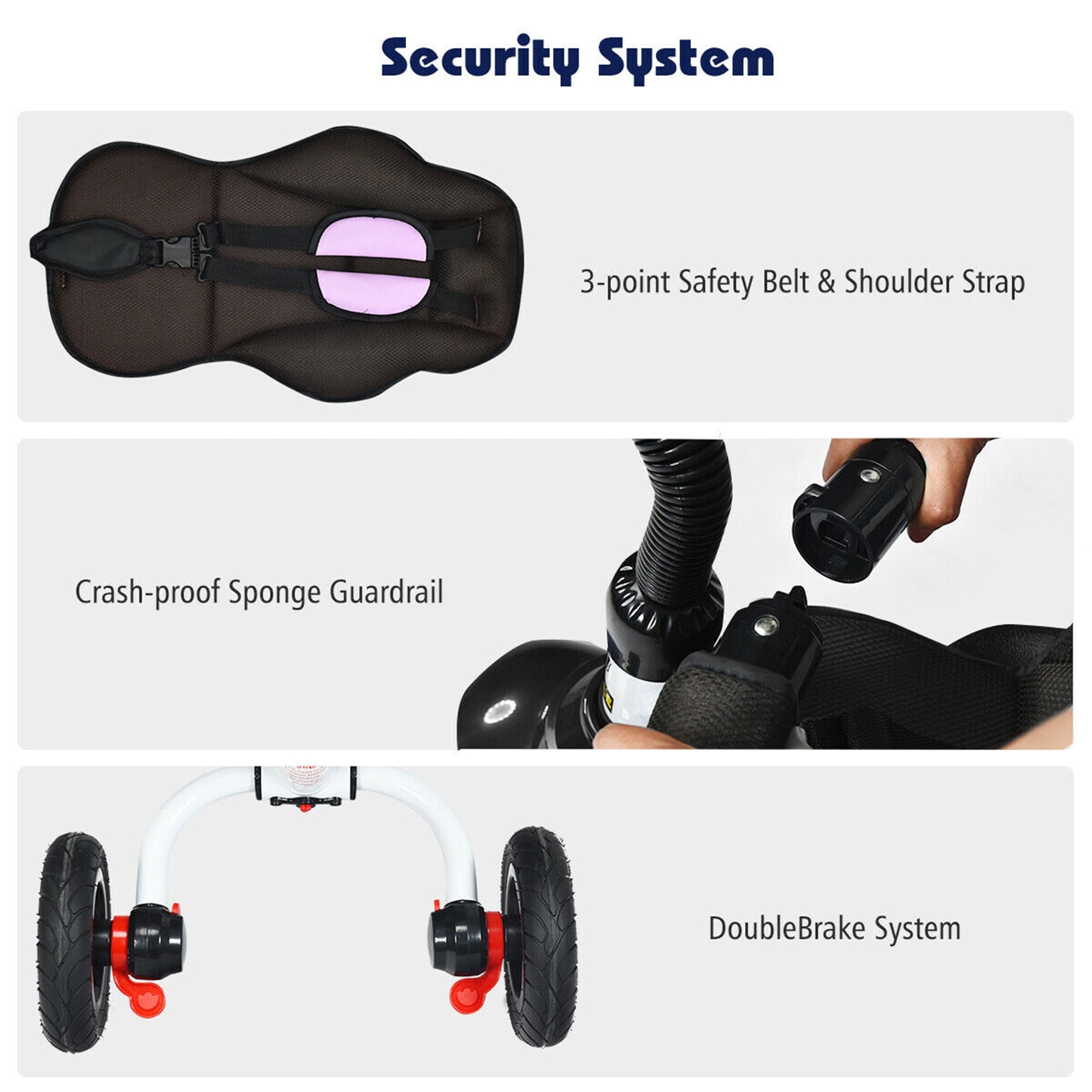 Gymax 6 new arrivals in 1 tricycle