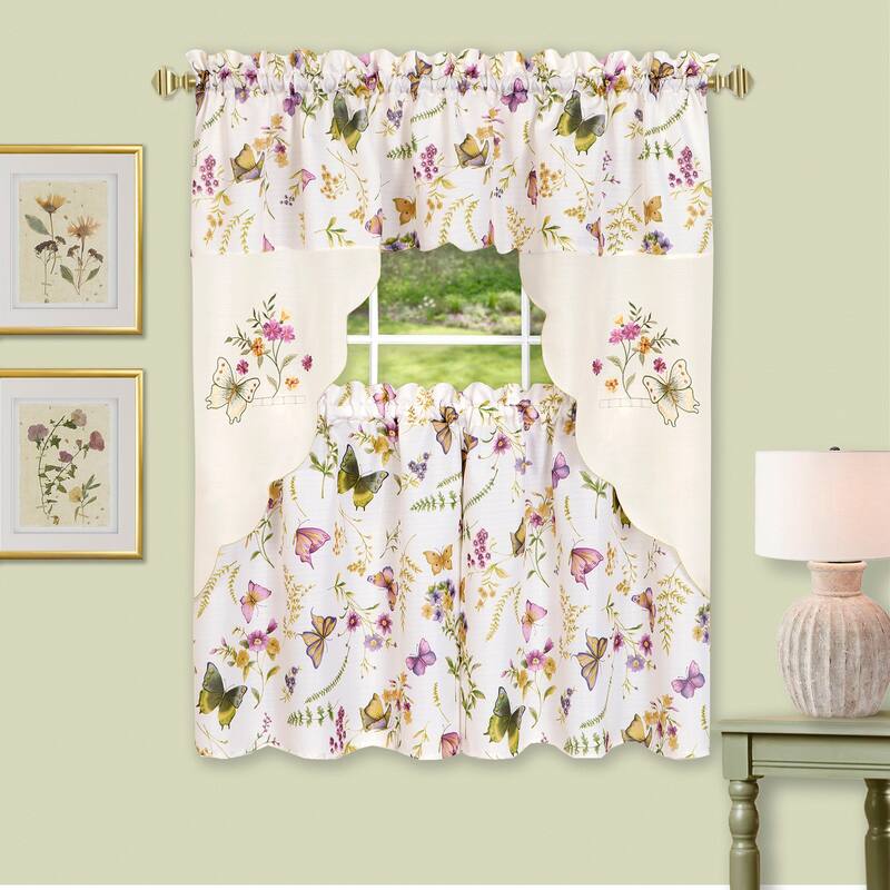 Achim Buono II Antique Gold Metal/Plastic Decorative Bach Rod and Finial