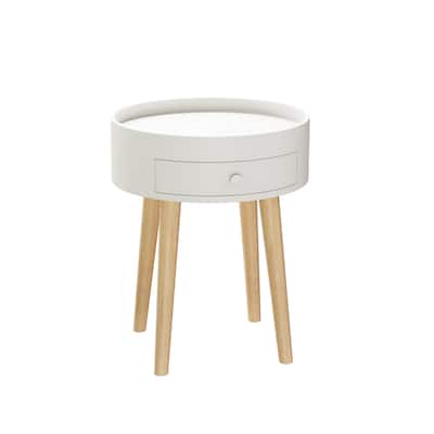 Bedside Table, Side Table with Storage Drawer