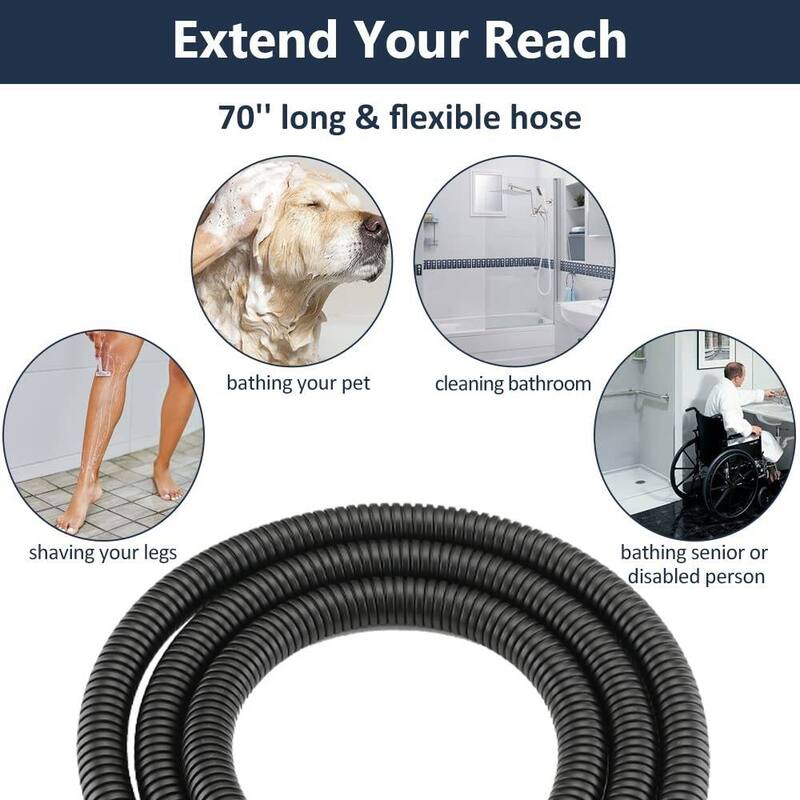 Bathlet 10" Rainfall Shower Head And 16" Adjustable Extension Arm Combo
