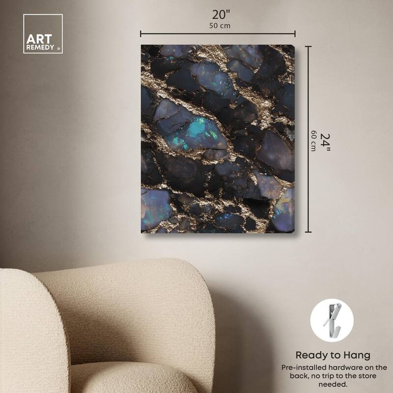 Astral Firelight Canvas by Art Remedy, Gallery Wrapped