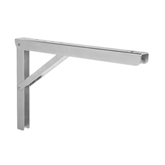 Knape and Vogt 206 Series 16 Inch Long Folding Shelf Bracket with 750 - Zinc