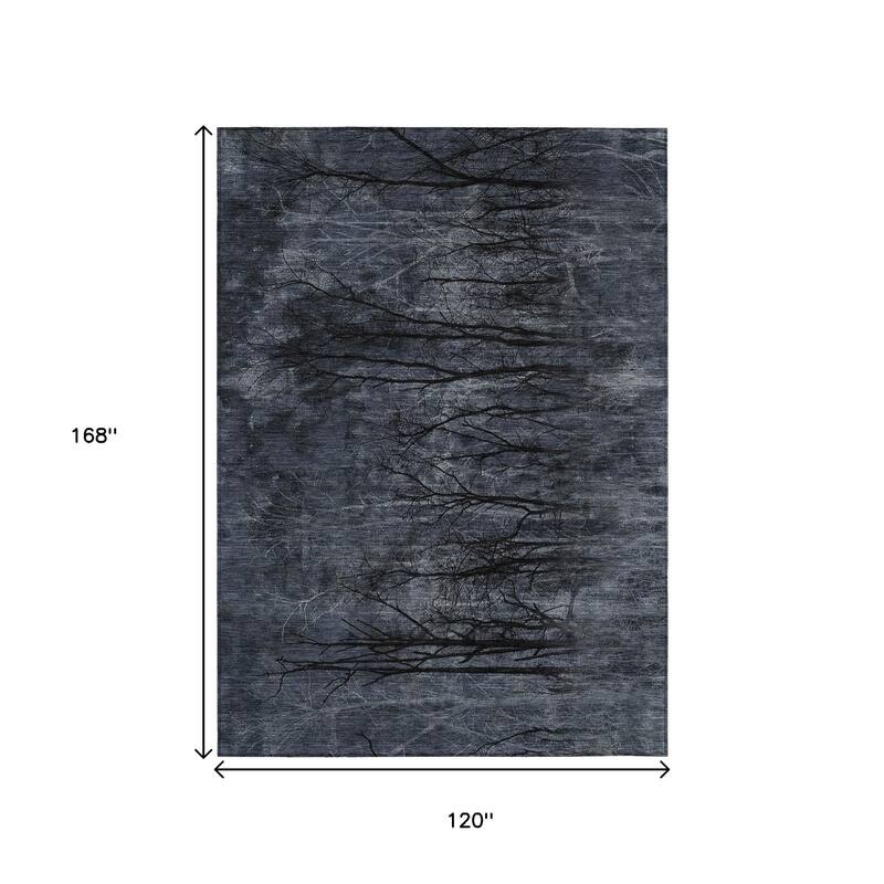 HomeRoots Floral Transitional Rectangle Outdoor Rug