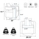preview thumbnail 16 of 42, Accent Open Back Chair Modern Comfy Sofa Chair With Base, Club Chair Leisure Arm Chair For Lounge