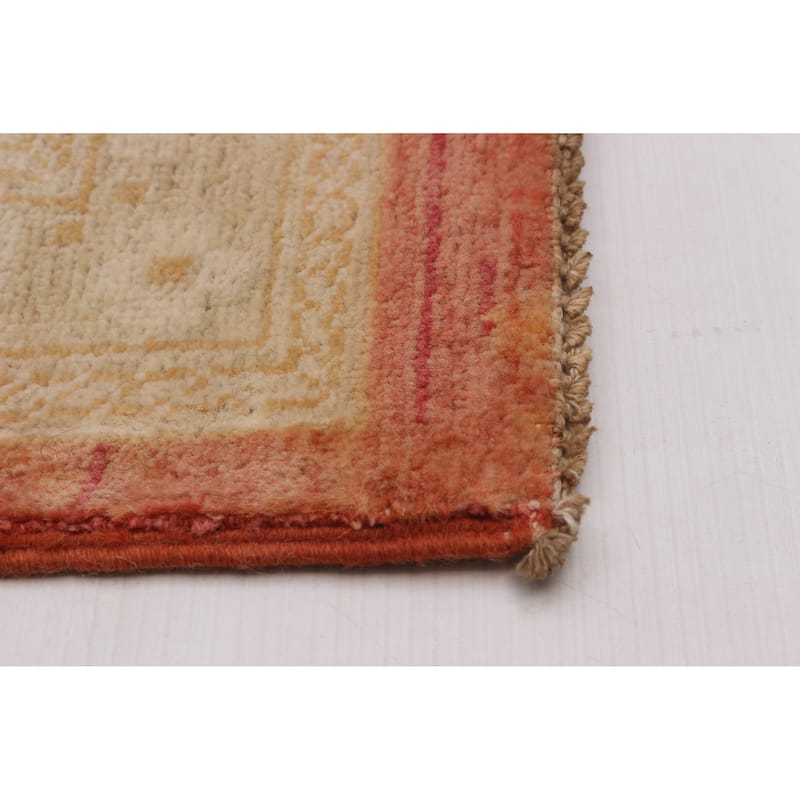 ECARPETGALLERY Hand-knotted Peshawar Finest Red Wool Rug - 7'11 x 10'0