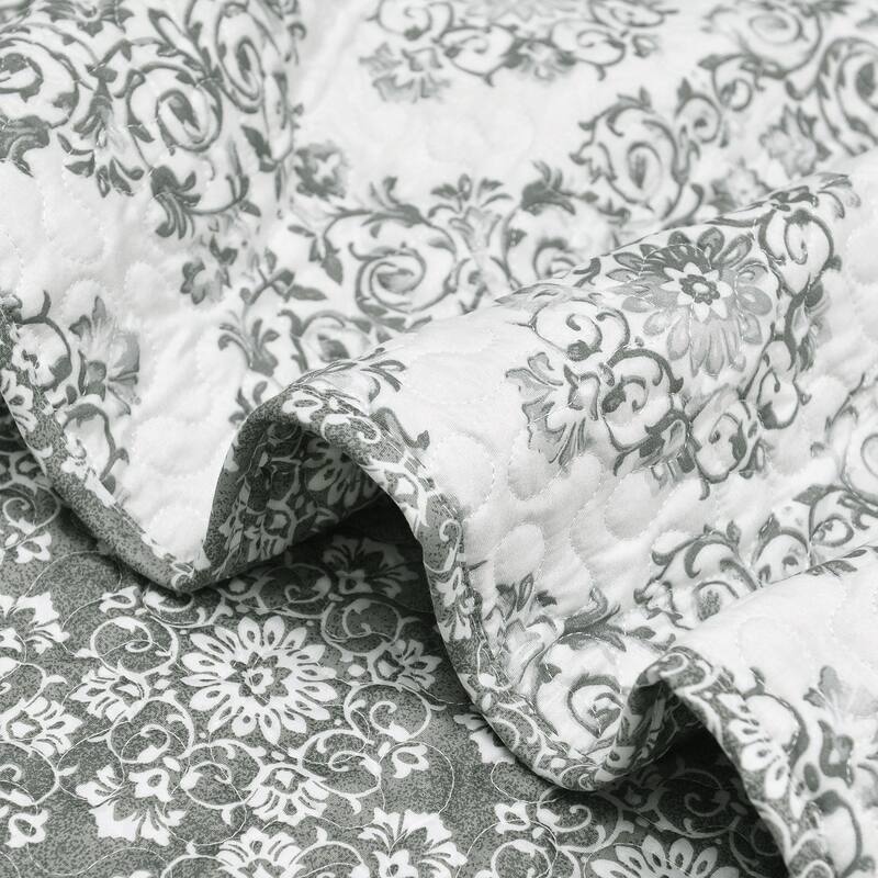 Home Soft Things 5 Piece Printed Microfiber Legacy Quilts Set