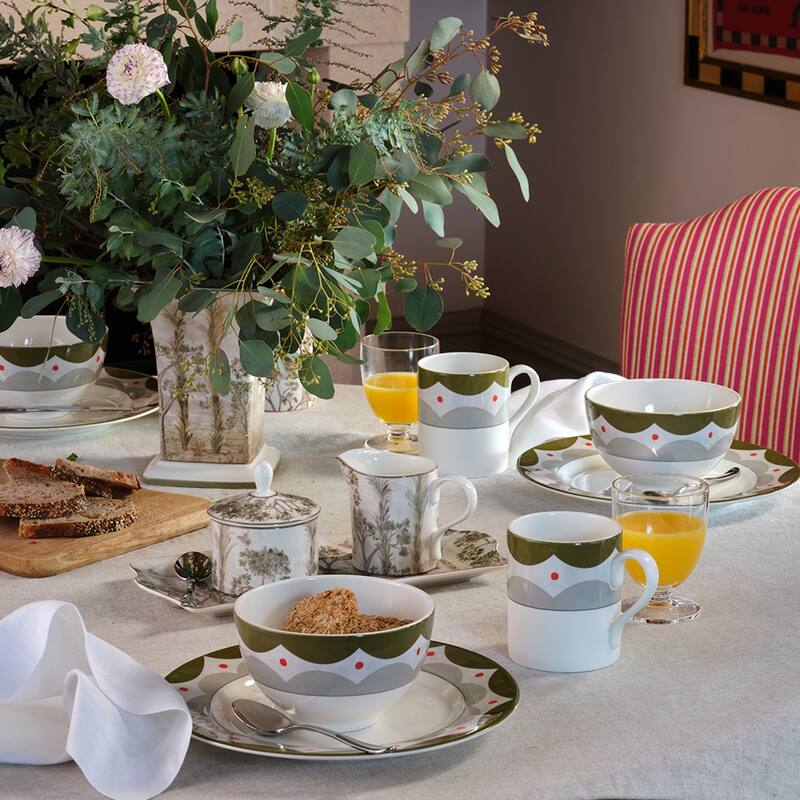Kit Kemp for Spode Geo 4 Piece Place Setting