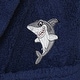 preview thumbnail 19 of 17, Sweet Kids 100% Polyester SUPER PLUSH Double Brushed Hooded Bathrobe - SHARK