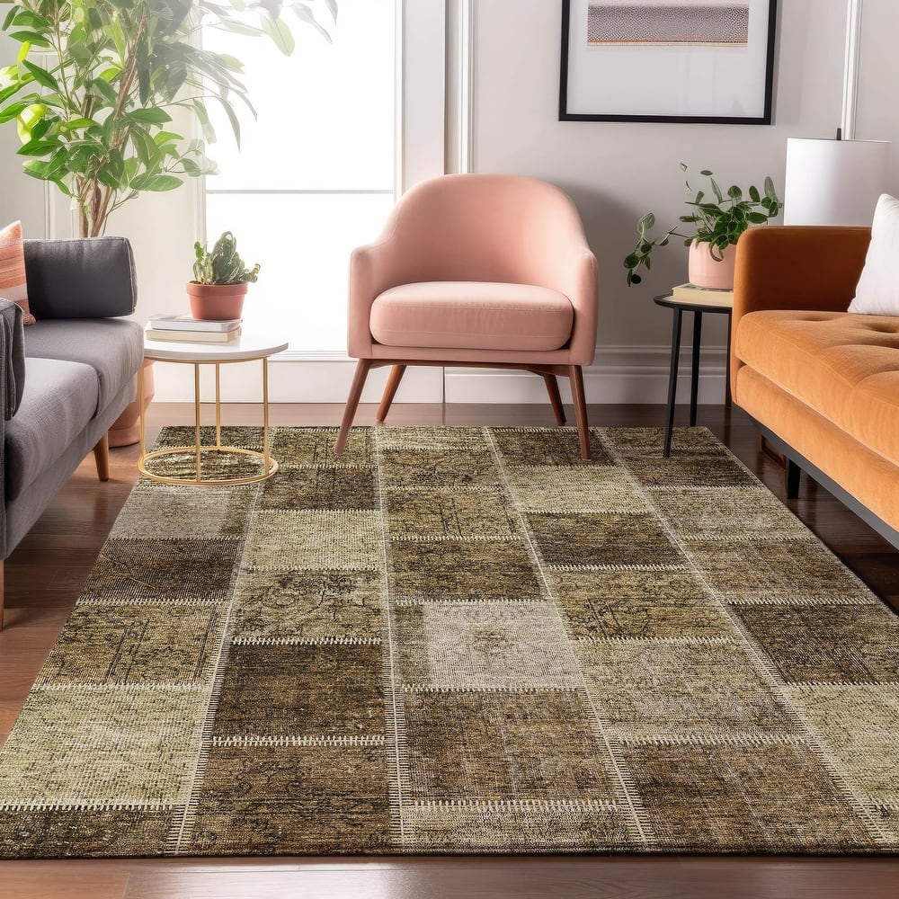 Premium Washable Super Soft Vintage Patchwork Mayfield Rug