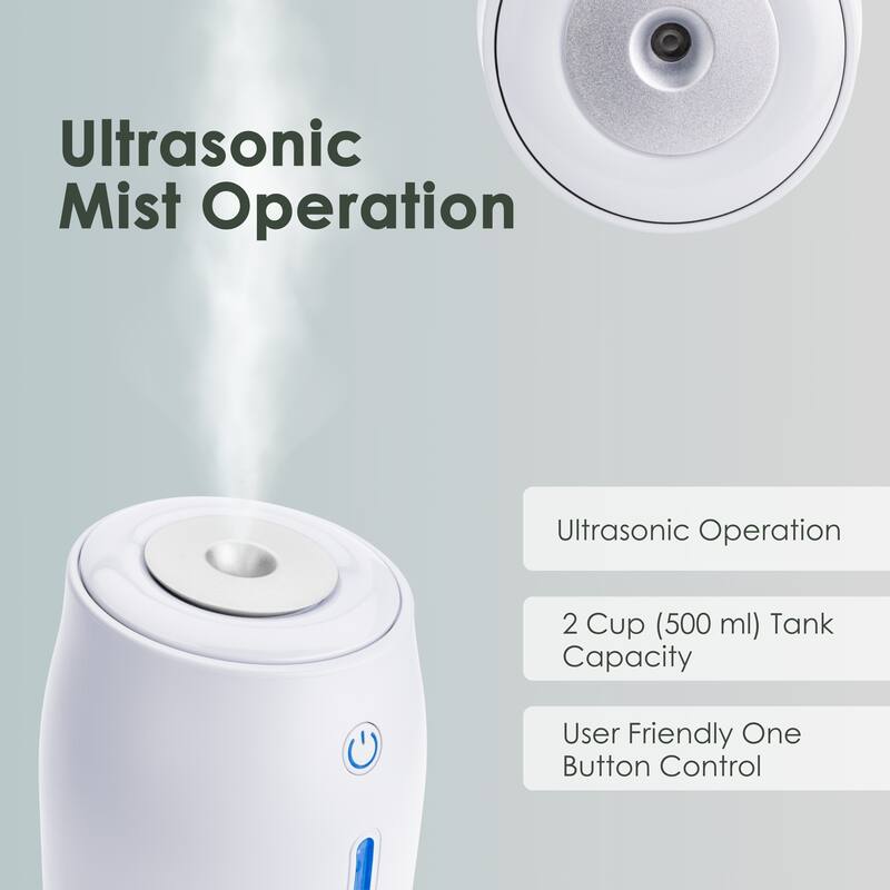 Airvana AG260HUM Aqua Glo Portable Ultrasonic Cool Mist Humidifier