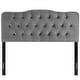 preview thumbnail 8 of 10, Annabel Diamond Tufted Performance Velvet Headboard