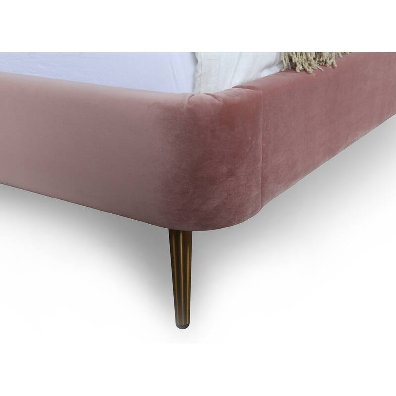 Ceets Heather Velvet Upholstered Modern Bed Frame