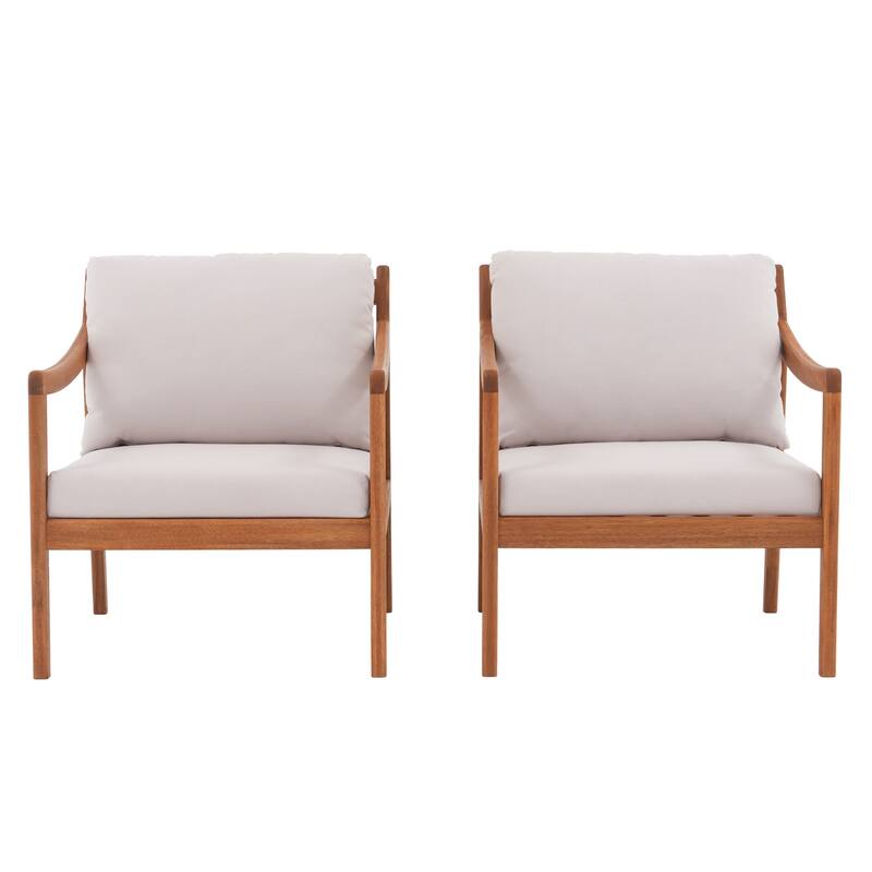 Outdoor 4 Piece Wood Set With Table