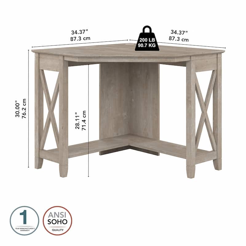 Key West Small Corner Desk by Bush Furniture