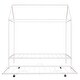 preview thumbnail 4 of 24, Metal Twin Size Kids House Bed with Trundle