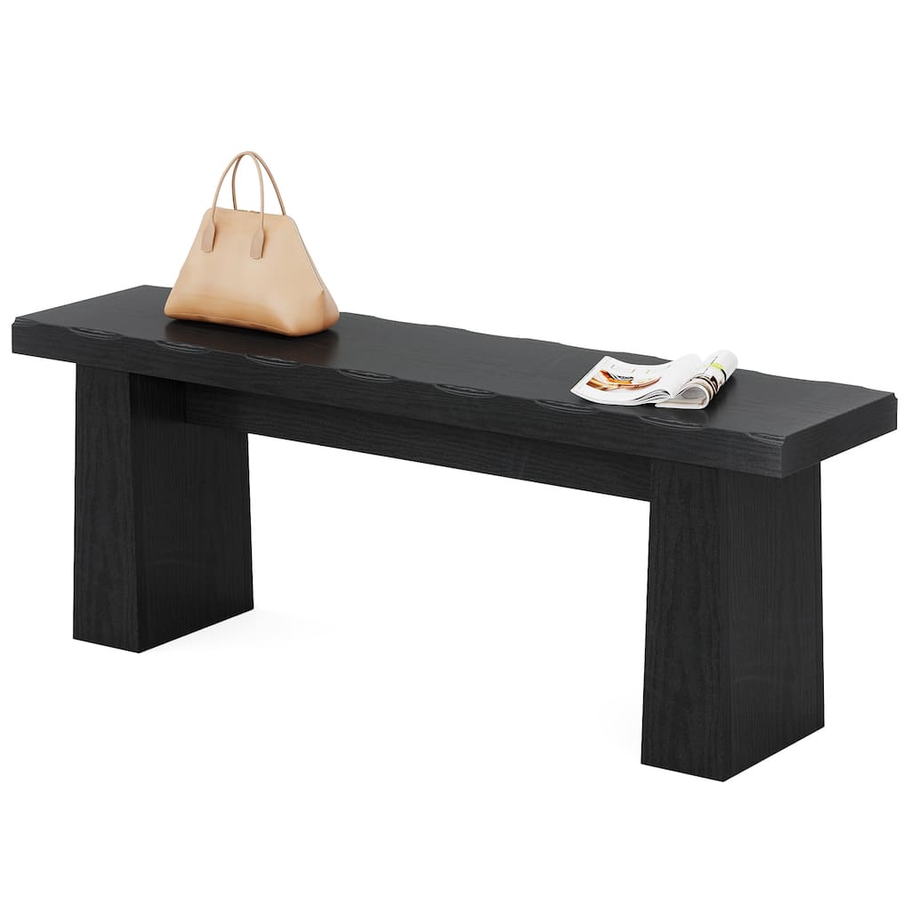 1Easylife 47-Inch Wood Entryway Bench Kitchen Dining Table Bench