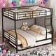 preview thumbnail 2 of 46, 2 In 1 Full XL Over Queen Metal Bunk Bed With Trundle,Save Space